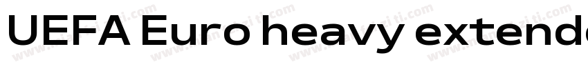 UEFA Euro heavy extended字体转换